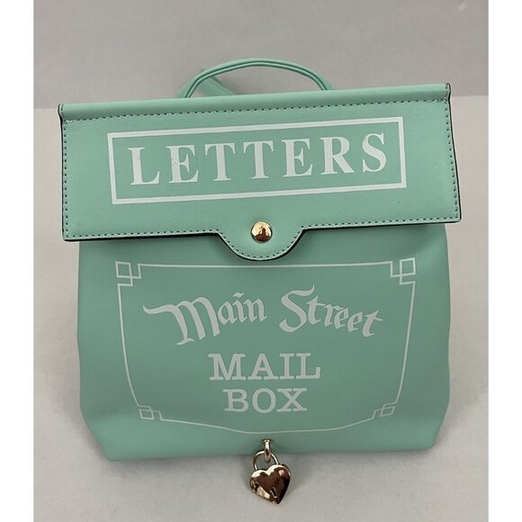 Park Candy Main Street Mail Box Letters Mini Backpack Mint - Picture 1 of 14